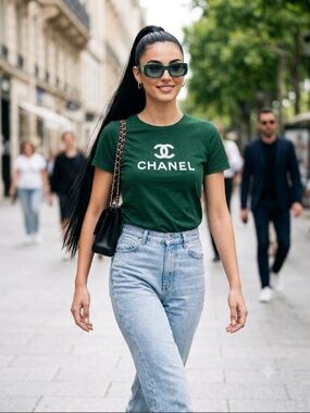 Chanel Green sunglasses